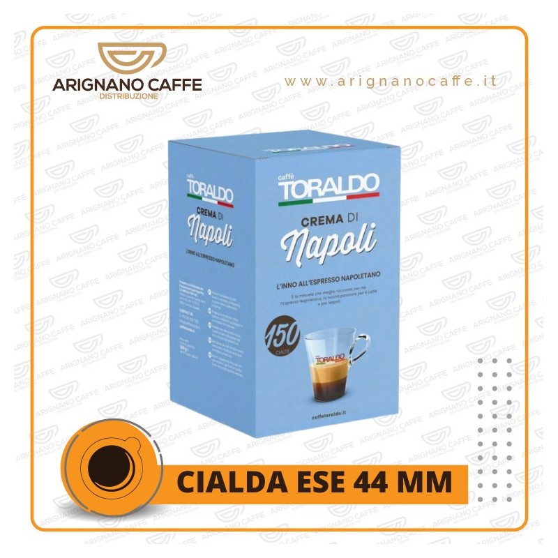 CAFFE' TORALDO 150 CIALDE CREMA DI NAPOLI