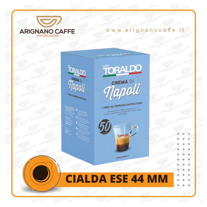 CAFFE' TORALDO 50 CIALDE CREMA DI NAPOLI