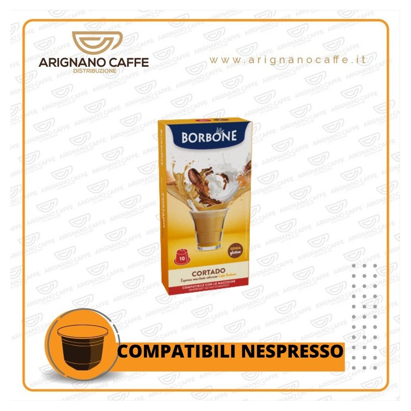 CAFFE' BORBONE NESPRESSO 10 CAPSULE GUSTO CORTADO