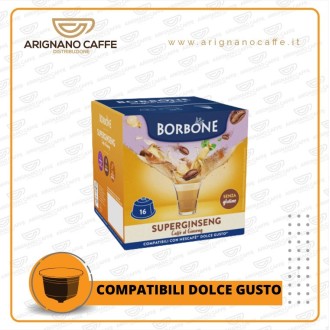 CAFFE' BORBONE DOLCE GUSTO 16 CAPSULE SUPER GINSENG