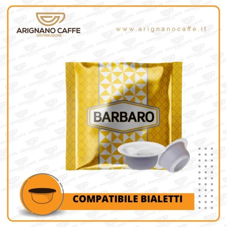 CAFFE' BARBARO BIALETTI 100 CAPSULE MISCELA ARABICA