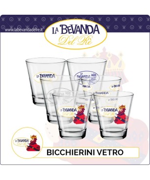 Bevanda Del Rè Bicchierini VETRO COLLECTION 6 pz
