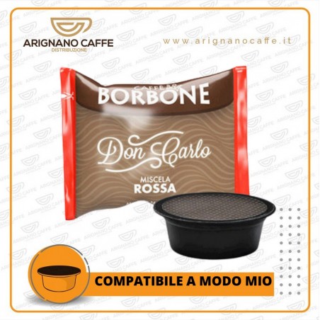 CAFFE' BORBONE DON CARLO 100 CAPSULE MISCELA ROSSO