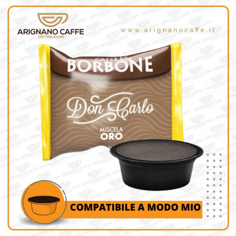 CAFFE' BORBONE DON CARLO 100 CAPSULE MISCELA ORO
